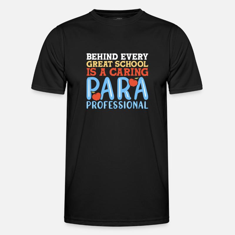 Paraprofessional - Men's Functional T-Shirt - black