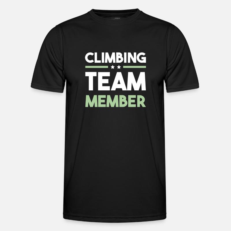 Climbing Team - Men's Functional T-Shirt - black