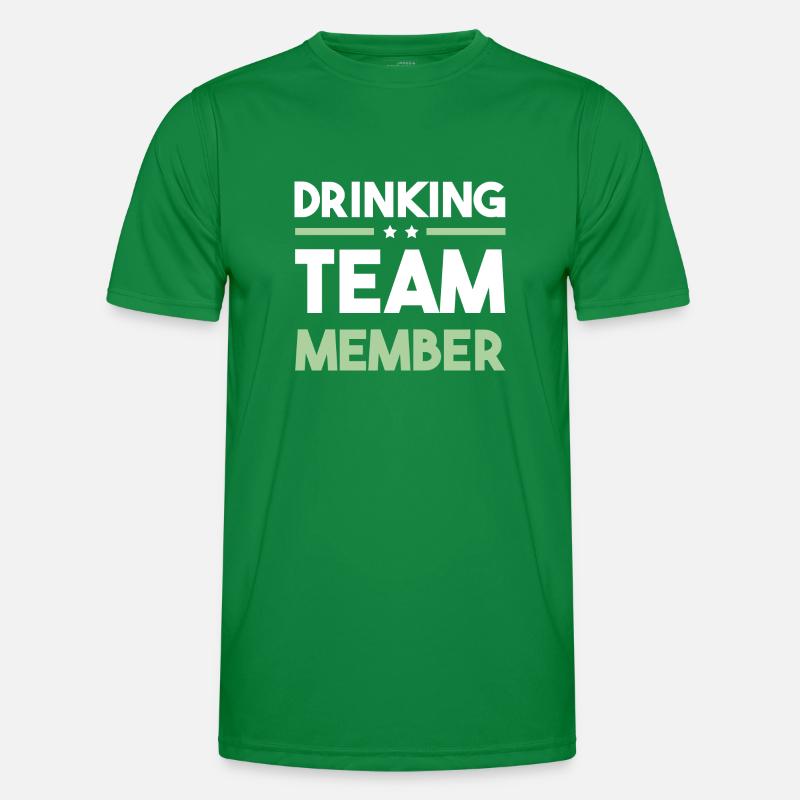 Drinking Team Männer Funktions-T-Shirt