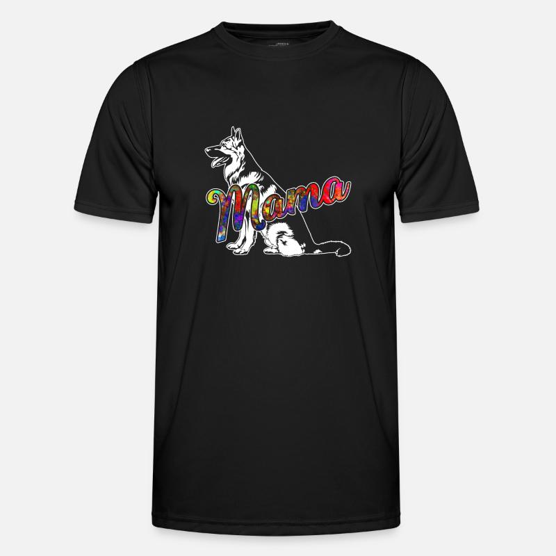 German Shepherd German Shepherd Mama - Men's Functional T-Shirt - black
