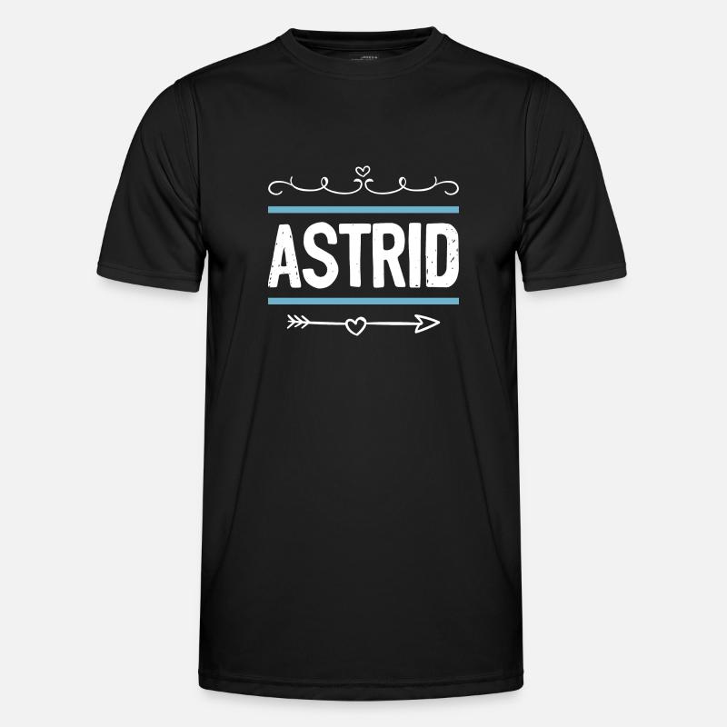 Astrid - Funktionsshirt til herrer - sort