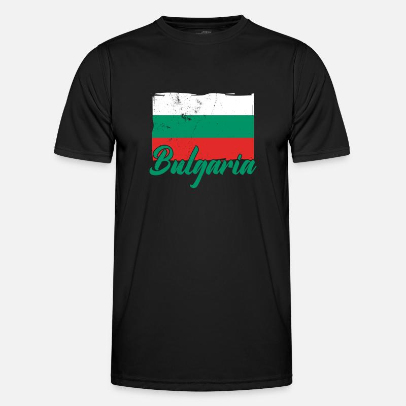Bulgarie Drapeau bulgare Sofia Vacances Balkans T-shirt sport Homme