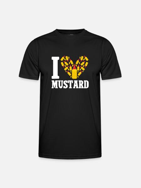 Senf Mustard - Men's Functional T-Shirt - black