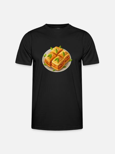 Baklava - Turkish Dessert - Gift - Men's Functional T-Shirt - black
