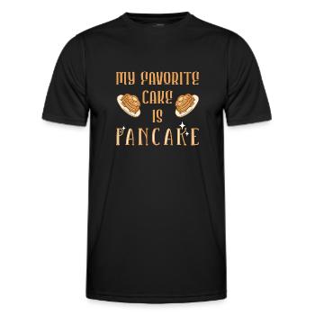 Pfannkuchen - Männer Funktions-T-Shirt - Schwarz - Vorne - AI Model Male 178 dark (178cm)