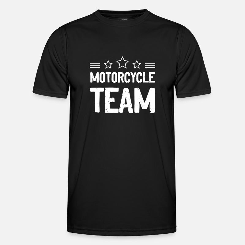 Motorcycle Team - Men's Functional T-Shirt - black