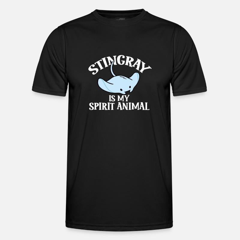 Stingrays Manta Rays Ocean Rays - Men's Functional T-Shirt - black