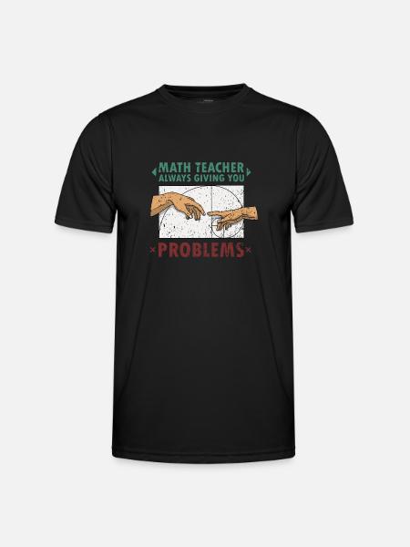 Fibonacci Math Teacher Art Creation - Men's Functional T-Shirt - black