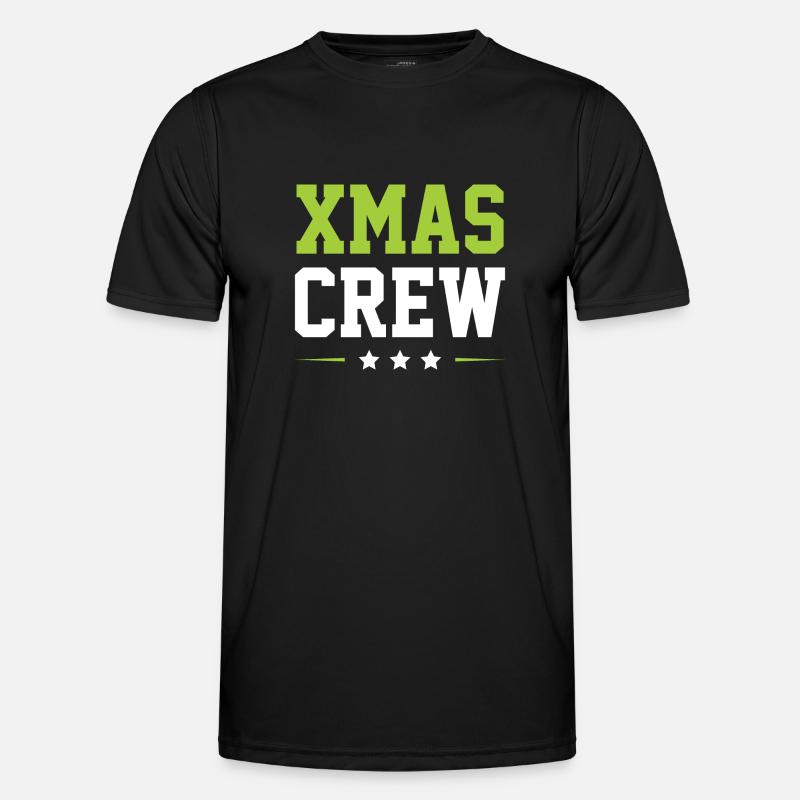 Xma's Crew - Men's Functional T-Shirt - black