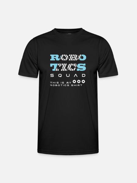 Robotics Squad Mechanic Engineering Roboter - Männer Funktions-T-Shirt - Schwarz