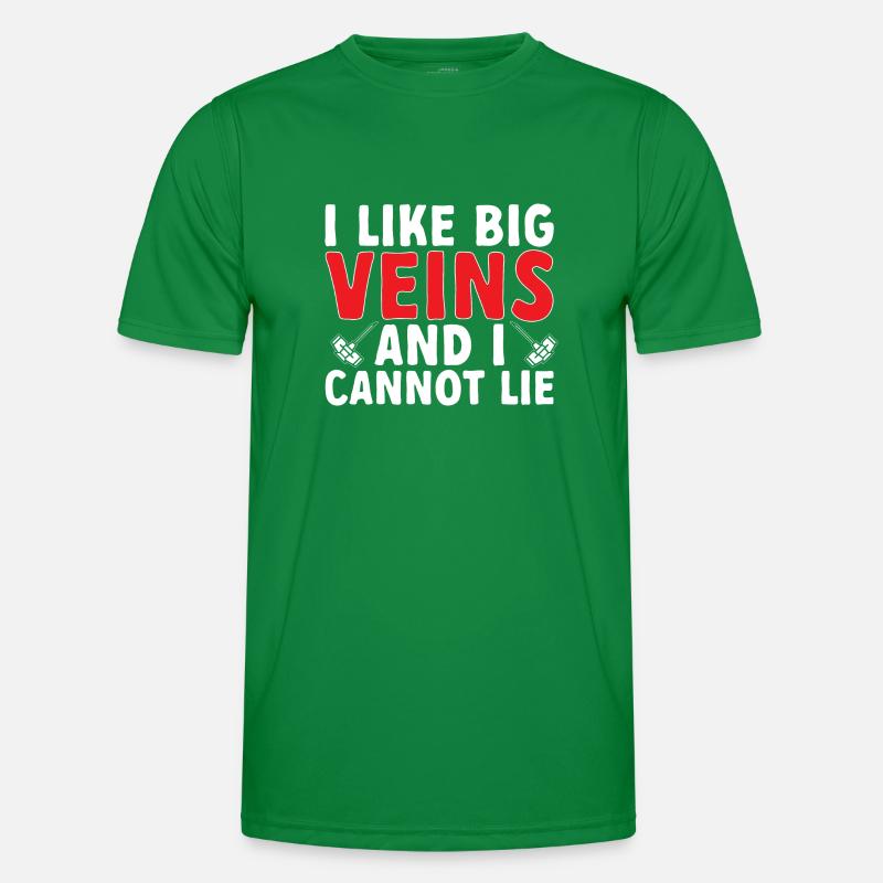 Phlebotomie Blutabnahme Blut Krankenschwester Männer Funktions-T-Shirt