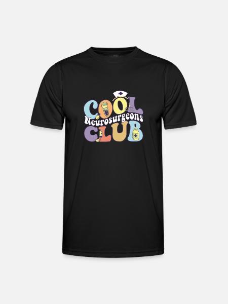 Cool Neurosurgeons Club Neurology Practitioner - Men's Functional T-Shirt - black