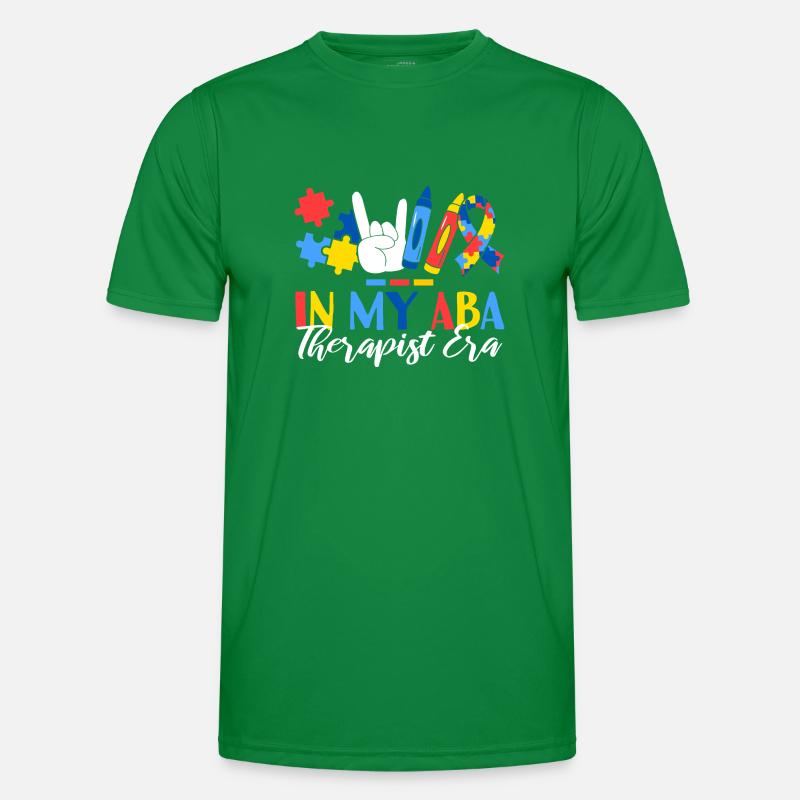 In My ABA Therapist Era Applied Behavior Analysis Männer Funktions-T-Shirt