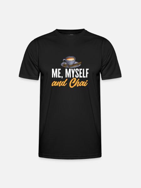 Chai Tea Masala Chai - Men's Functional T-Shirt - black