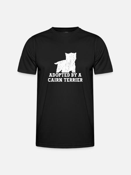 Cairn Terrier Dog - Men's Functional T-Shirt - black