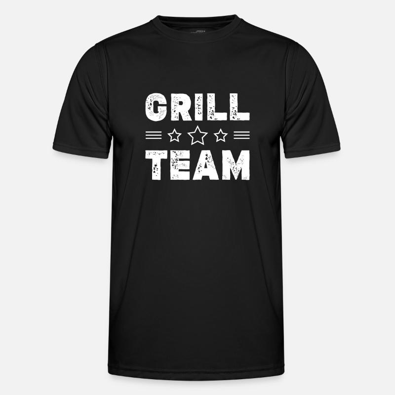 Grill Team - Men's Functional T-Shirt - black