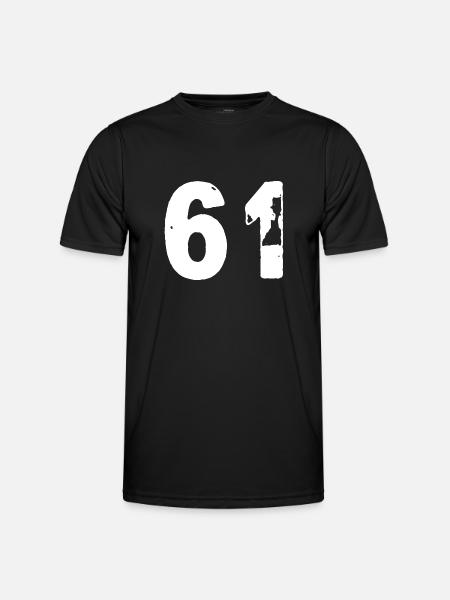 61 Number jersey - Men's Functional T-Shirt - black