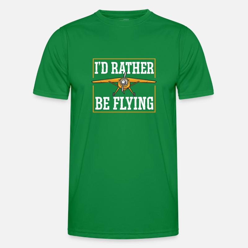 Remote Controlled Airplane Model Airplane Men's Functional T-Shirt