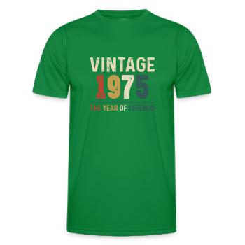 49 Jahre alter Jahrgang 1974 Geschenke zum 49. Geburtstag - Männer Funktions-T-Shirt - Kelly Green - Vorne - AI Model Male 178 dark (178cm)