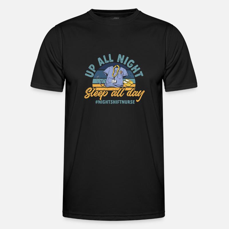 Night Shift Nurse Men's Functional T-Shirt