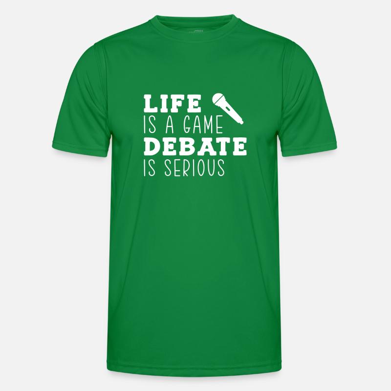 Debating Debate Arguing Men's Functional T-Shirt