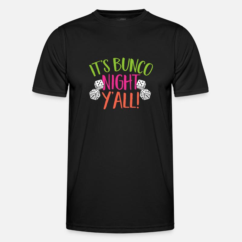 Bunco Dice Game - Men's Functional T-Shirt - black