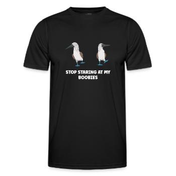 Blue-footed Booby Seabird Blue-footed Booby Seabird - Men's Functional T-Shirt - black - Front - AI Model Male 178 dark (178cm)