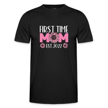 mother mum mom mum Geschenk - Männer Funktions-T-Shirt - Schwarz - Vorne - AI Model Male 178 dark (178cm)