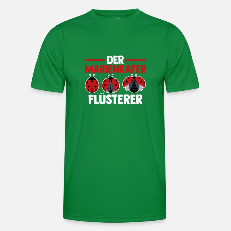 Marienkäfer Männer Funktions-T-Shirt