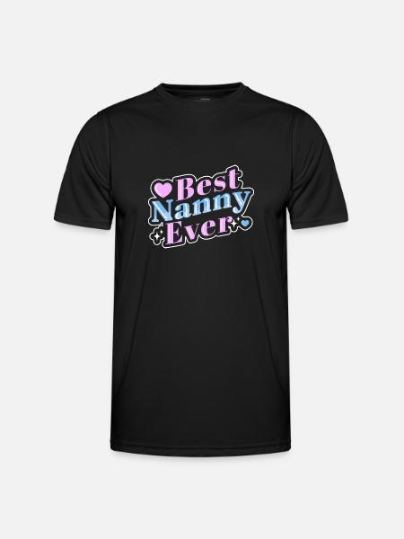 Nanny Babysitter Childminder - Men's Functional T-Shirt - black