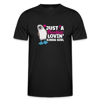 Blue-footed Booby Seabird Blue-footed Booby Seabird - Men's Functional T-Shirt - black - Front - AI Model Male 178 dark (178cm)
