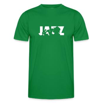 Jazz - Men's Functional T-Shirt - kelly green - Front - AI Model Male 178 dark (178cm)