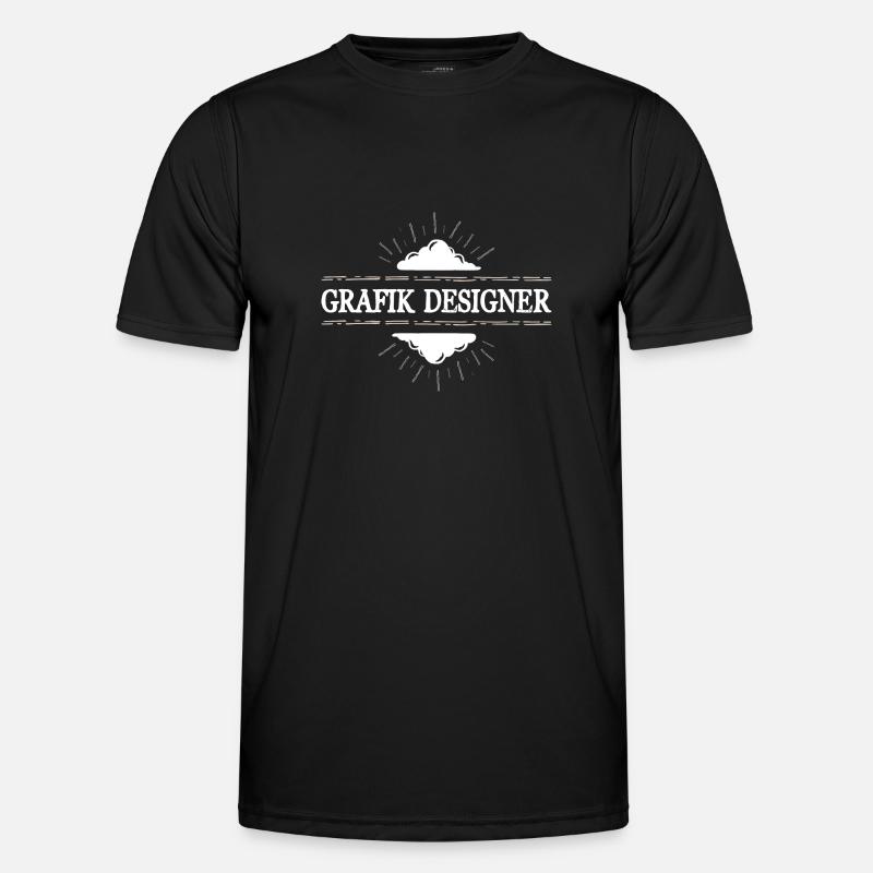 Grafik Designer Beruf - Männer Funktions-T-Shirt - Schwarz