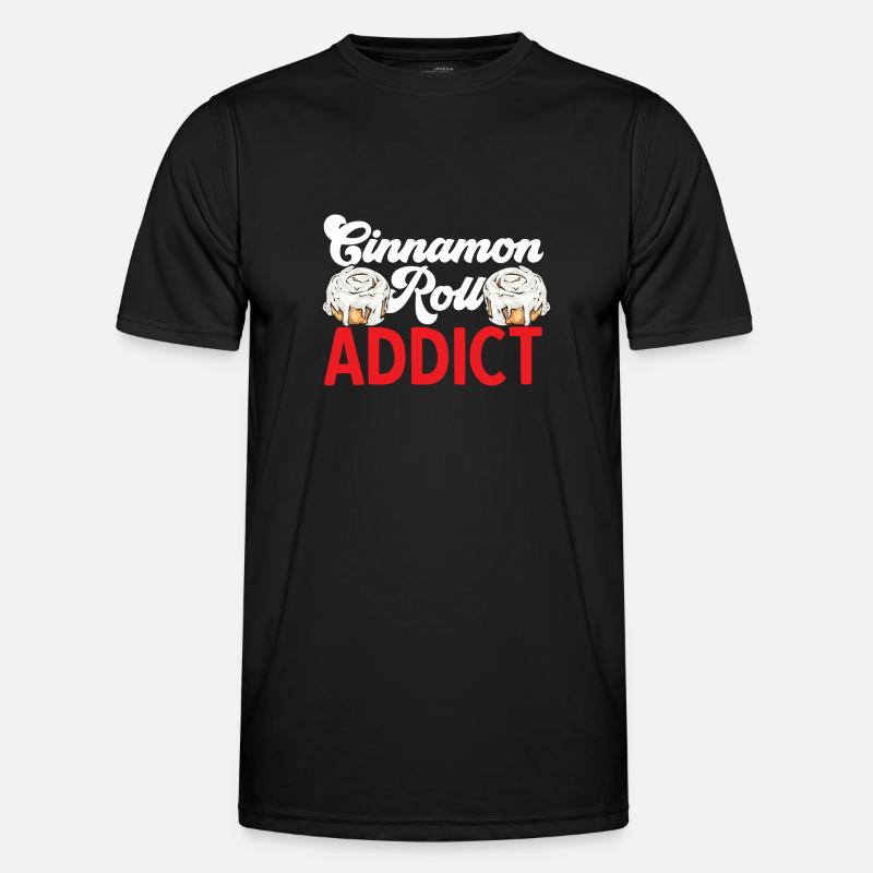 Cinnamon roll - Men's Functional T-Shirt - black