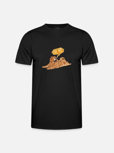 Chow Chow Dog - Men's Functional T-Shirt - black