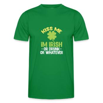St Patrick's Day - Men's Functional T-Shirt - kelly green - Front - AI Model Male 178 dark (178cm)