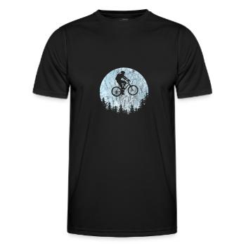 VTT VTT VTT VTT VTT cadeau - T-shirt sport Homme - noir - Devant - AI Model Male 178 dark (178cm)