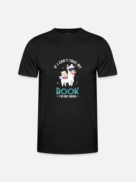 Lire Lecteur Lectrice Design - T-shirt sport Homme - noir