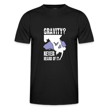 Gravity Wildlife - Men's Functional T-Shirt - black - Front - AI Model Male 178 dark (178cm)