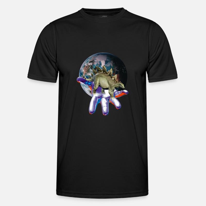 Stegosaurus Männer Funktions-T-Shirt