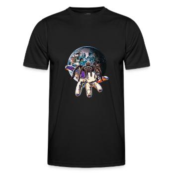 tarantulas - Men's Functional T-Shirt - black - Front - AI Model Male 178 dark (178cm)