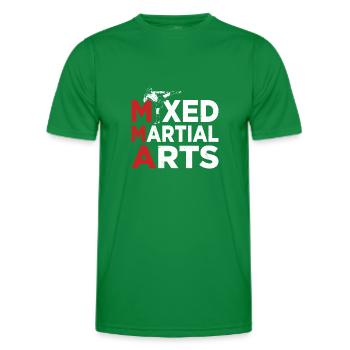Mixed martial arts - Men's Functional T-Shirt - kelly green - Front - AI Model Male 178 dark (178cm)