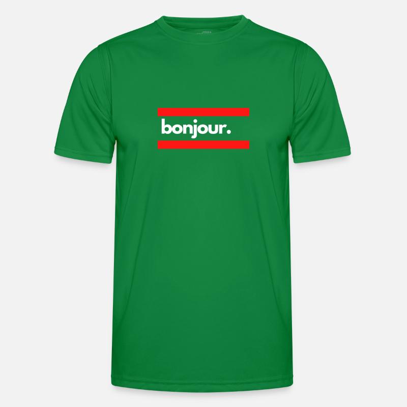 Hallo Männer Funktions-T-Shirt