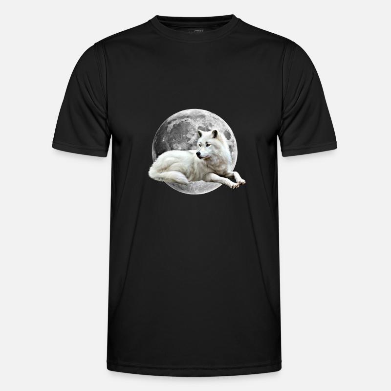 Wolf Männer Funktions-T-Shirt