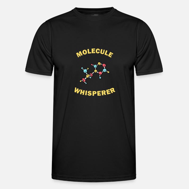 Molecule Whisperer Funny Gift - Men's Functional T-Shirt - black