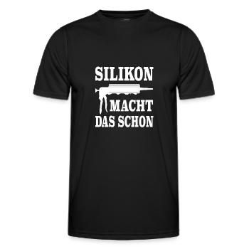Handwerker Installateur Klempner Schlosser Witze - Männer Funktions-T-Shirt - Schwarz - Vorne - AI Model Male 178 dark (178cm)
