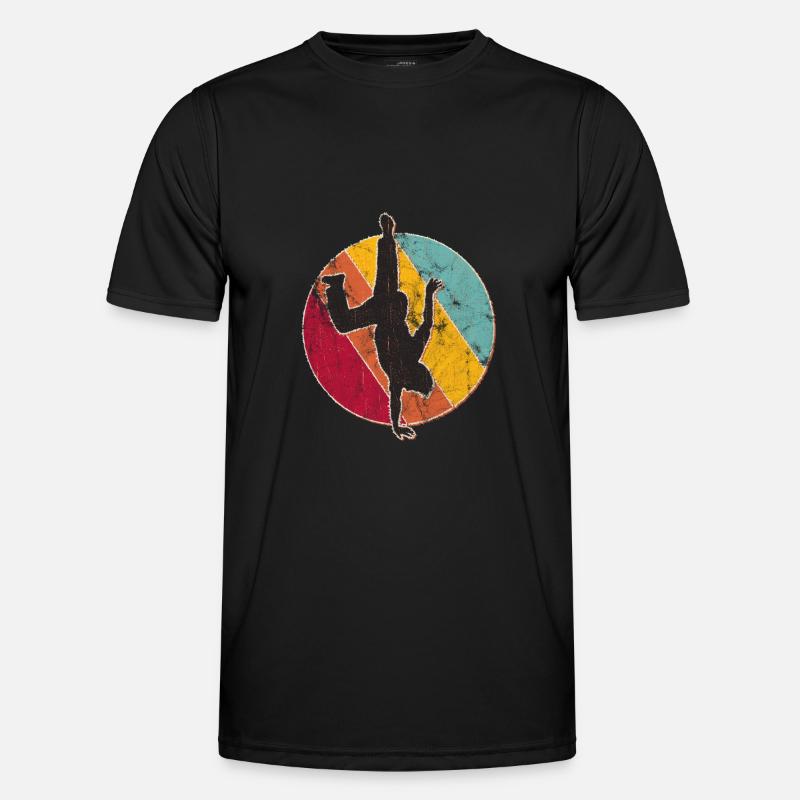 Breakdance b-boy gift - Men's Functional T-Shirt - black
