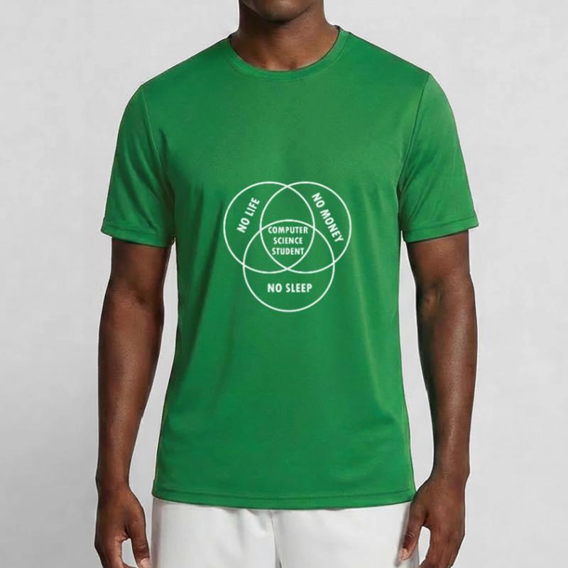 Computer Science Student Gift Study Programmer Men's Functional T-Shirt