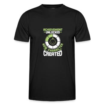 pregnancy - Men's Functional T-Shirt - black - Front - AI Model Male 178 dark (178cm)