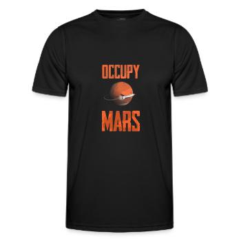 Mars - T-shirt sport Homme - noir - Devant - AI Model Male 178 dark (178cm)